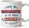 MUGFFINS Tazas para HERMANASTRO - En Español - Soy el único regalo que necesitas - 11 oz / 330 ml - Regalo original y divertido