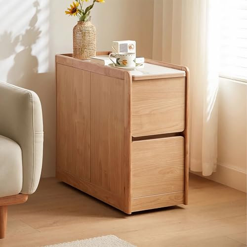 GHBXJX Couch Beistelltisch mit Stauraum, Modern Couchtisch mit Schublade, Klein Wohnzimmertisch Holz Stubentisch, Coffee Table Sofa Tisch für Wohnzimmer, Balkon, 70x30x62 cm,Style b