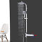 Luxus-Regendusche-Wasserhahn-Set mit Chrom-Finish, Thermostatventil, Handbrause, Badezimmer, Dusche