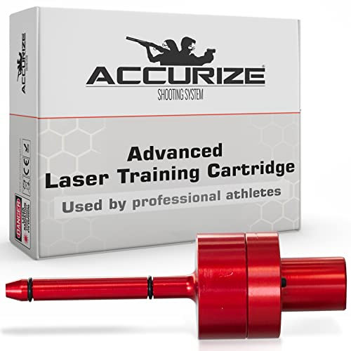 Accurize Advanced Cal .40 S&W Laser-Trainingskartusche, hält 30.000 Runden, einfaches Entfernen und Batteriewechsel, brennt jedes Mal, punktgenaue Genauigkeit