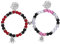 SIXDUTON 2 Stück Armband Kitty Spider Magnetische Matching Pärchen Armbänder, Fernbeziehung Armbänder für Paare und Beste Freunde, Geschenk für Valentinstag Jubiläumstag (Spinne & Spinne)