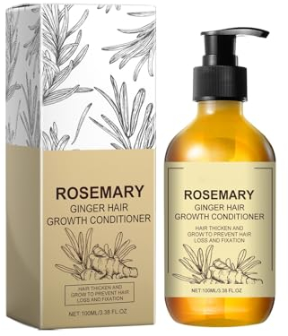 100 ml Conditioner Feuchtigkeit Rosemary &Ginger,für stumpfes und glanzloses Haar, pflegt intensiv & verbessert die Kämmbarkeit,Spülung mit würzigem Duft,ohne Parabene & Silikone (1er Pack)