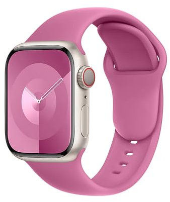 DONEGANI C1 per Cinturino Apple Watch 40mm 44 mm 46mm 42mm 45mm 41mm 38mm 49mm Se Ultra 2 Serie 10 9 8 7 6 5 4 3 Band Bracciale Sport Silicone, Signore rosa