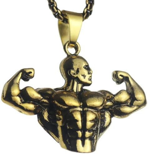 Sopodbacker Party Halskette Ketten Schmuck Herren Frauen Anhänger Necklace Punk Vintage Doppelschicht Boxhandschuhe Anhänger Halskette Für Männer Kämpfen Athleisure Hip Hop