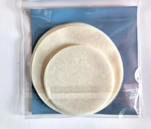 Vision4ever Pack of 200 Wax Discs for Jam, Preserve, Chutney, and Pickle – Includes 100 x 2-inch and 100 x 3-inch Sizes