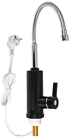 JYMALISA Rubinetto scaldabagno Elettrico istantaneo da 220 V, Rubinetto scaldabagno Elettrico Pieghevole da 3000 W, Rubinetto scaldabagno Elettrico istantaneo Senza Serbatoio da 3 Sec con d