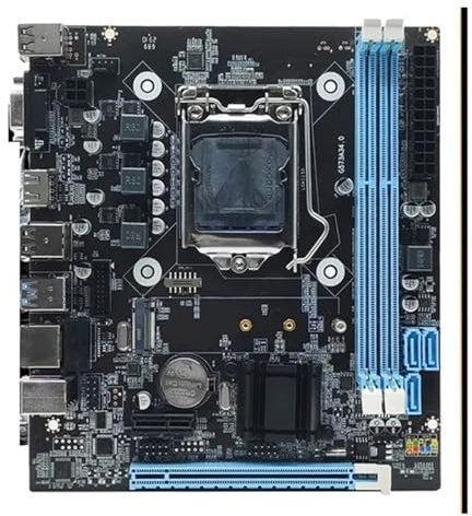 Carte mère de Jeu H81M Double Canal DDR3 M.2 NVME PCIEx16 HDMI VGA LGA 1150 Compatible processeur Core 4e génération