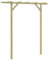 HOMTAKIE Bois Pergola de Jardin 200x40x205 cm Rosiers Plantes Grimpantes Voute