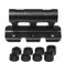 YGLEEULI Car Roof Rack Carriers Bike Fork Mount Quick Release Thru Axle Carriers Front Fork Block for Bike