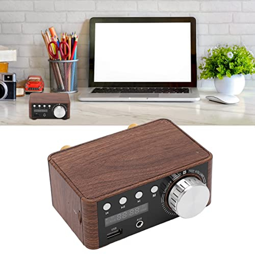SustVita Mini Bluetooth 5.0 Amplifier, 2 Channel Power Amplifier with 50W Stereo HiFi Digital Amp, USB Input for Enhanced Audio Experience on Various Devices