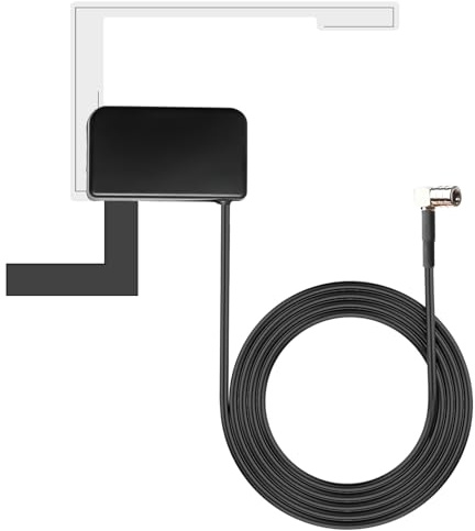 Behogan DAB Antenne Auto: DAB Antenna SMB mit 3 Meter Kabel und Glashalterung, DAB Plus Antenne, DAB Scheibenantenne, für Blaupunkt Pioneer AN-DAB1 Clarion Kenwood Alpine JVC