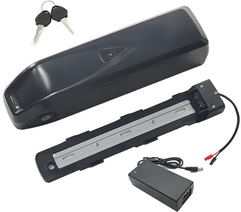 FREEDOH Herausnehmbarer Akkupack 36 V 13 Ah 15 Ah 17,5 Ah Lithium-Ionen-Akku 48 V 10 Ah 12,8 Ah 14 Ah für 200–700 W Motor mit Ladegerät und Leistungsanzeige,Anderson 36v17.5ah