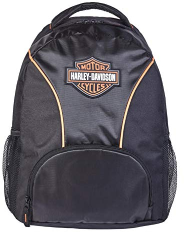 Harley-Davidson Bar & Shield Logo Patch Backpack w/Padded Straps - Black