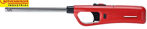 ROTHENBERGER Industrial Gasanzünder Standard | Feuerzeug | Abzugsperre | Piezo | Füllanzeige | Wiederbefüllbar | Kindersicherung | 035990E
