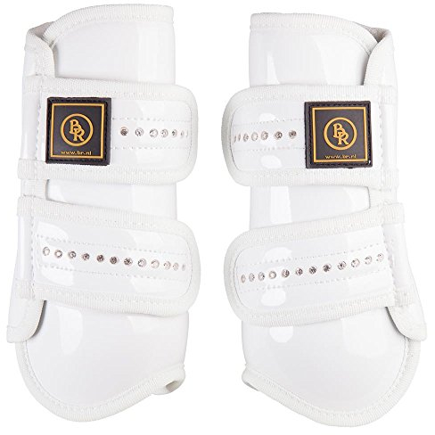 Sehnenschoner BR Pro Max Lack mit Strass (Weiß, S)