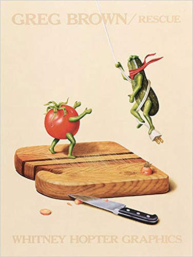 Brown, Greg - Rescue - Kunstdruck Artprint Gemälde Obst und Gemüse als Figuren - Grösse 46x61 cm
