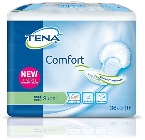 TENA Comfort Super Erwachsene Windeln 2 x 36 Stück, Size 6, 72 Einheiten
