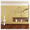 Wandtattoo Wandaufkleber WTP1006 Wohnzimmer Schlafzimmer Blumen Floral Ranke (Gold, S / 60 cm x 35 cm)