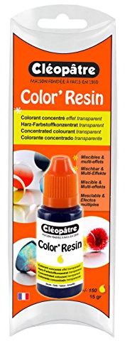 Cléopâtre – COL15-8 – Color 'Resin, flüssige Harzfarbe mit praktischem Tröpfchendosierer, gelb