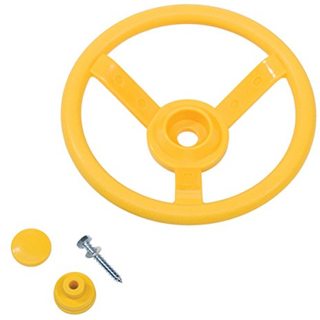 Gartenwelt Riegelsberger Lenkrad Gelb Ø 300 mm für Spielhaus Spielturm
