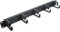 CABLEPELADO Panel guiacables Armario Rack 19 de 1U | Panel de conexión de Cables Rack | 5 Anillas | para gestión de Cables | Ancho: 490 mm x Altura: 45 mm | Metal | Negro