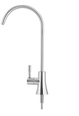 Aramox Rubinetto per Depuratore Acqua Potabile, Filtro a Osmosi Inversa, Finitura Cromo