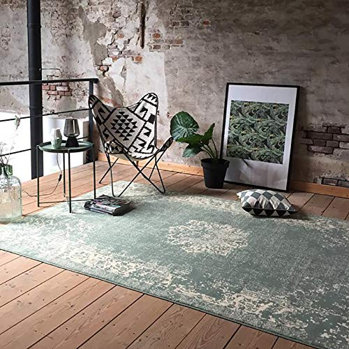 FRAAI | Home & Living Teppich Vintage - Wonder Grün - Polypropylen - Kurzflor - Vintage - Orientalisch - Wohnzimmer, Esszimmer, Schlafzimmer - Carpet