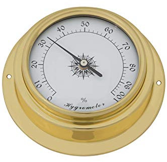 mare-me Hygrometer analog Messing