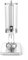 HENDI Saftspender, 3L, Wasserspender, Limonadenspender, Inkl. Tropffreiem Ablashahn, 215x315x(H)490mm, Polycarbonat, Edelstahl 18/8
