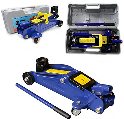 Feidak 2 Tonne Hydraulic Trolley floor Jack for Garage Workshop Car Van Vehicle Lift with Convenient Storage Case