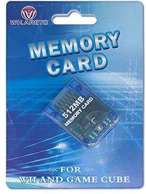 WICAREYO Carte Mémoire 512 M avec Grande Capacité pour Wii NGC Gamecube