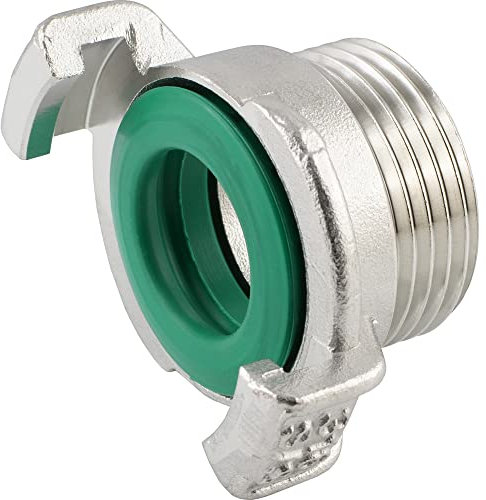 Fittingteile - Gartenschlauch-Schnellkupplungen GeKa 40 mm Klauenkupplung mit Außengewinde Edelstahl (Ausführung: A3 ES - G 1)