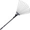 Greenfields Telescopic Metal Adjustable Rake for Quick Cleaning Up of Lawn, Yard, Garden Leaf Rake Steel, Lightweight and Rust Resistant Ergonomic Handle