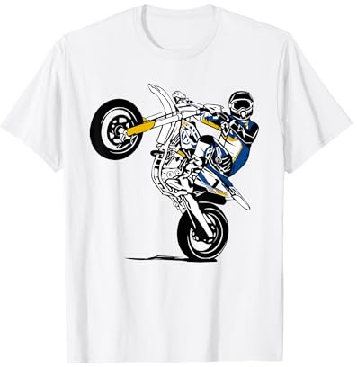 Supermoto Supermotard Enduro Moto Cross Maglietta