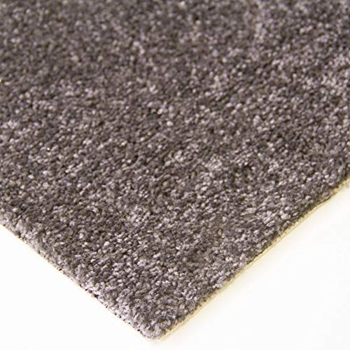 Steffensmeier Teppichboden Cambridge | Meterware Auslegware Wohnzimmer Schlafzimmer Kinderzimmer | anthrazit | 300x400 cm