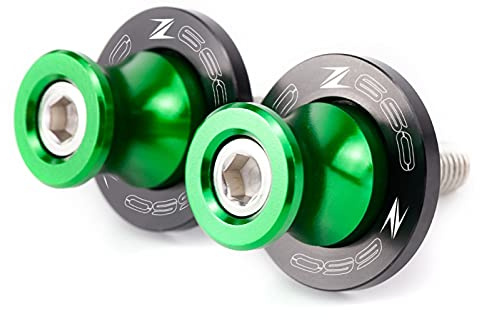 Accessoires de Moto pour Kawasaki Z900 Z 900 Z650 Z 650 2017 2018 2019 2020 2021 8mm Motorfuke CNC SwingAm Spools Subssers sous-Support (Color : Z650 Green)