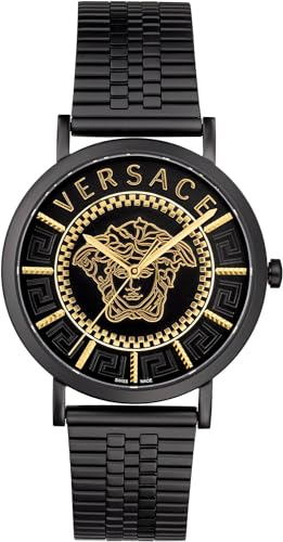 Versace Herren Armbanduhr V-Essential 40 mm Armband Edelstahl VEJ4006 21