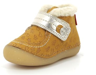 Kickers Jungen Mädchen So Schuss Oxford-Schuh, Gelb/Gold, 20 EU