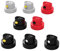 AUPROTEC Spray Head Set Replacement Spray Heads 8 Pieces Spot Spray Head Fan Spray Caps Kit 2 x Each Design