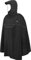 Wasserdicher Fahrrad-Regenponcho Regencape für Damen und Herren - Kapuze mit Sichtfenster - Wassersäule: 12.000 mm - 3M™ Scotchlite™ Reflektor und YKK-Reißverschluss Farbe Schwarz Größe XXL-3XL
