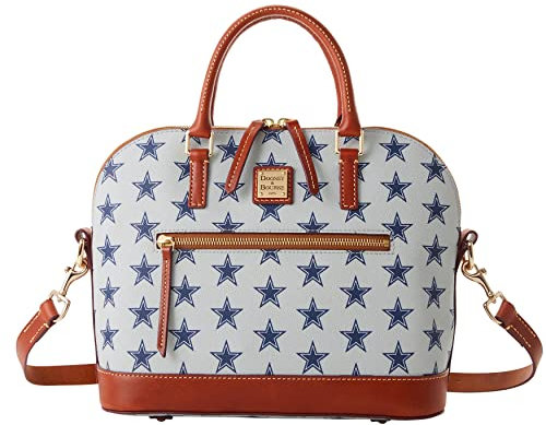 Dooney & Bourke Handtasche NFL Cowboys Domed Zip Satchel, GRAU, Einheitsgröße