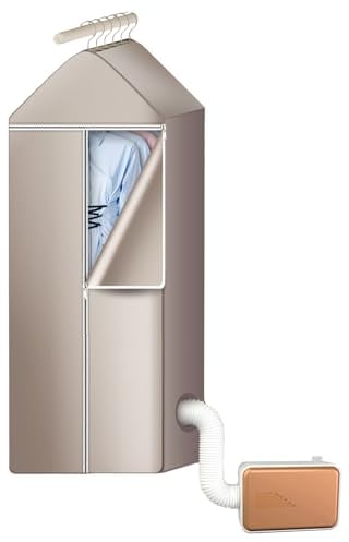SUCIKORIO Elektrischer Wäschetrockner Tragbarer, Mini Wäschetrockner Ständer Indoor 600W Wäscheständer Turm Vertikal Schnell Trocknend Für Alle Stoffe