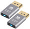 Malarpon DispalyPort Headless Dummy Plug Display Emulator with Blue Light for PC 4K DP Ghost fit Headless 1080@120Hz- Real Versions 3840x2160@60Hz -2P