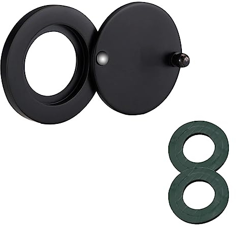 Peephole Cover, Peep Hole Covers for Door - Home Security Privacy Protection with Self-Adhesive Installation Tools(Matt Black)