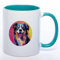 Stickyworld Exclusive Kaffeetasse Mug Art Australian Shepherd (petrol) 330 ml Keramik Tasse