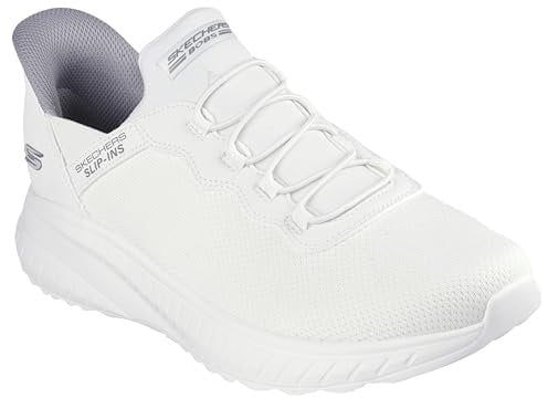 Skechers Bobs Squad Chaos Daily Hype, Zapatillas de Deporte Hombre, Blanco, 46 EU