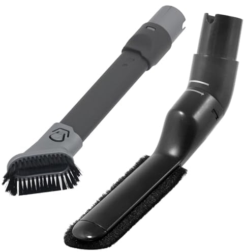 Spares2go Brush Kit compatible with Shark HZ500 HZ500UK HZ500UKT Vacuum Cleaner Blinds Dust Crevice Tool Attachment Set