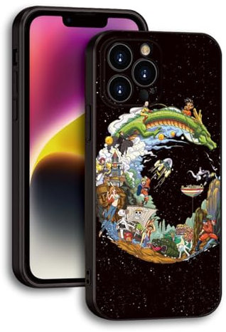 JITUYY Schutzhülle für iPhone 14 Pro Max, bedruckt mit einer Vielzahl von Anime-Mustern, Handy-Schutzhülle (A1-Anime)