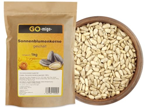 1kg Geschälte Sonnenblumenkerne Gute Qualität 1000g Sonnenblumen Kerne Frisch