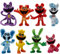 Atsmoce®8 Packed Cartoon Smiling Critters Toys Sammlung, Smiling Critters Figures Toys, Kuchendekoration, Gastgeschenke, Geschenke für Spieler und Fans